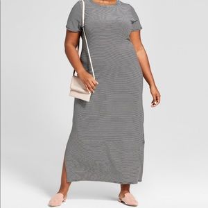 Stripped maxi dress